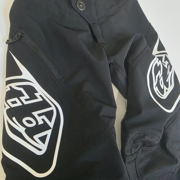 Troy Lee Designs Sprint Kids Riding Pants Black Youth 18 - Picture 4 of 7